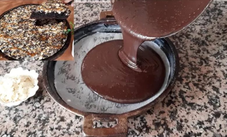 طريقة عمل كيكة المقلاة بالشوكولا