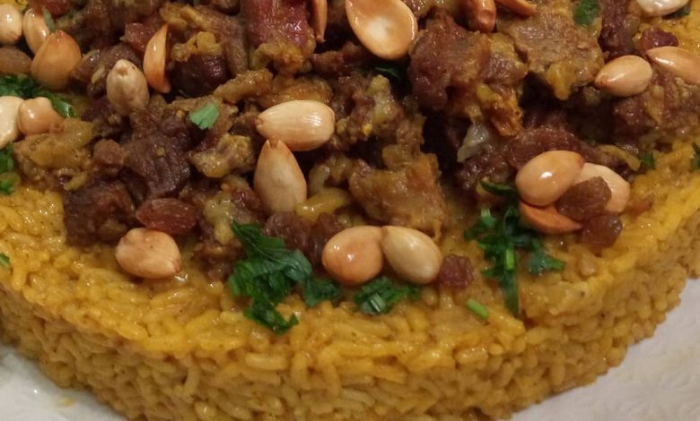 طريقة عمل رز باللحم والتوابل ولا ألذ