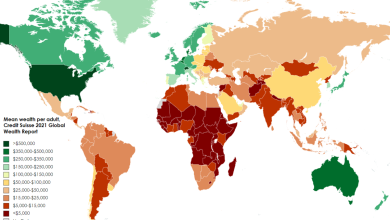 خريطة ثروات العالم