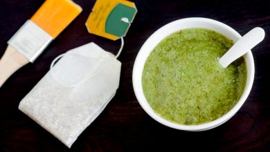 وصفات الشاي الأخضر والزبادي للهالات حول العين